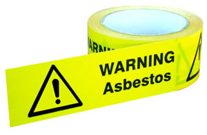 Asbestos Warning Tape 50mm x 33m